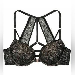 Victoria's Secret Very Sexy Push Up Black Lace Bra
